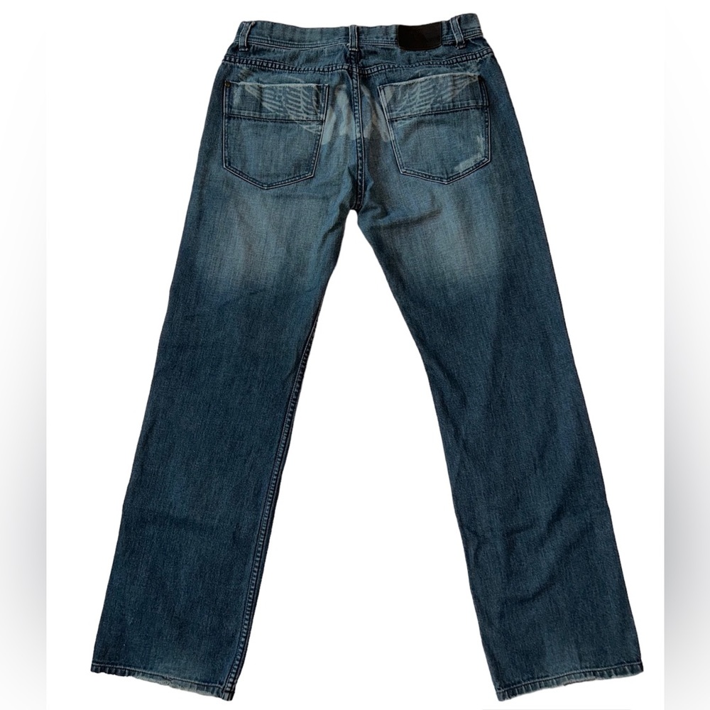Armani Exchange AX rear bum logo dark wash men’s straight leg jeans size 33